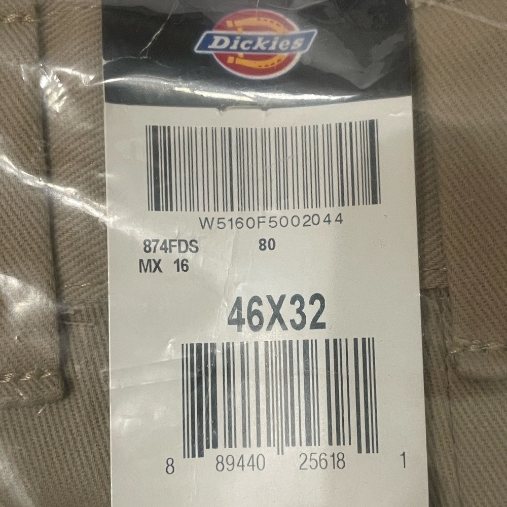 Dickies  46”X 32” 874 Flex Original Fit Work Pants - Khaki Desert Sand - Picture 3 of 11